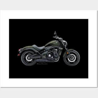 Kawasaki Vulcan S 19 green, s Posters and Art